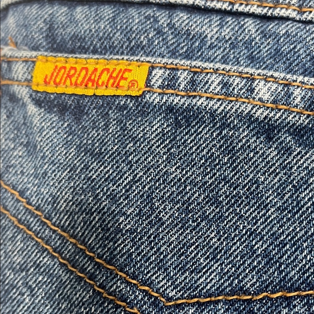 Vintage Jordache Women's Dark Blue Straight Jeans - Picture 6 of 11